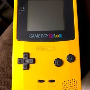 Yellow Gameboy Color